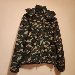 Superdry JPN Mens Camo Windcheater Jacket Size M EUC